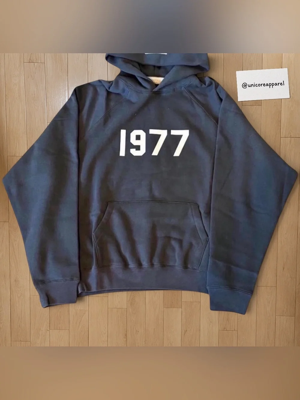 Essentials Fear of God 1977 Iron Hoodie - Picture 1 of 2